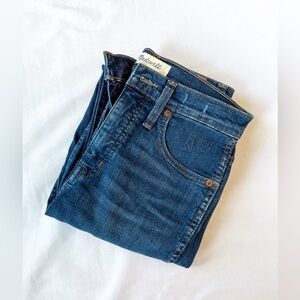 The Madewell 10” high rise skinny jeans